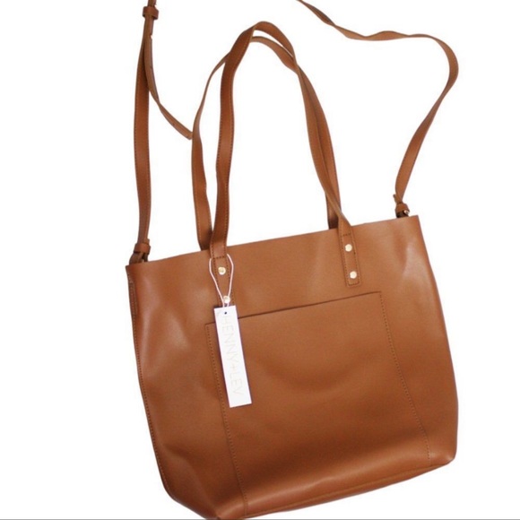Henny + Lev Vegan Leather 2-In-1 Everyday Tote Bag - Picture 8 of 10